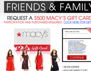 FreeSamplesStuf's tweet image. Shop with $500 on us at Macy&apos;s!: bit.ly/1L6ULYx?sCHEa