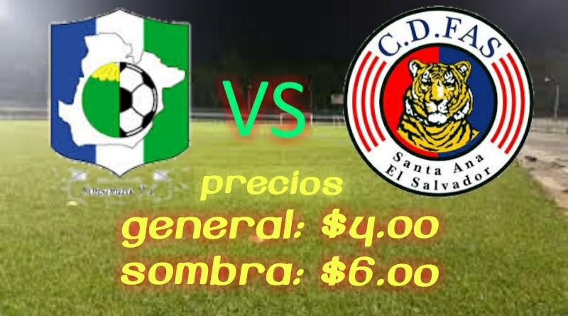 CDFAS2's tweet image. #Jornada #4 
SONSONATE FC VS CD FAS

Dia: Sabado 15 de agosto
Hora: 6:30 PM
Estadio: Ana Mercedes Campos