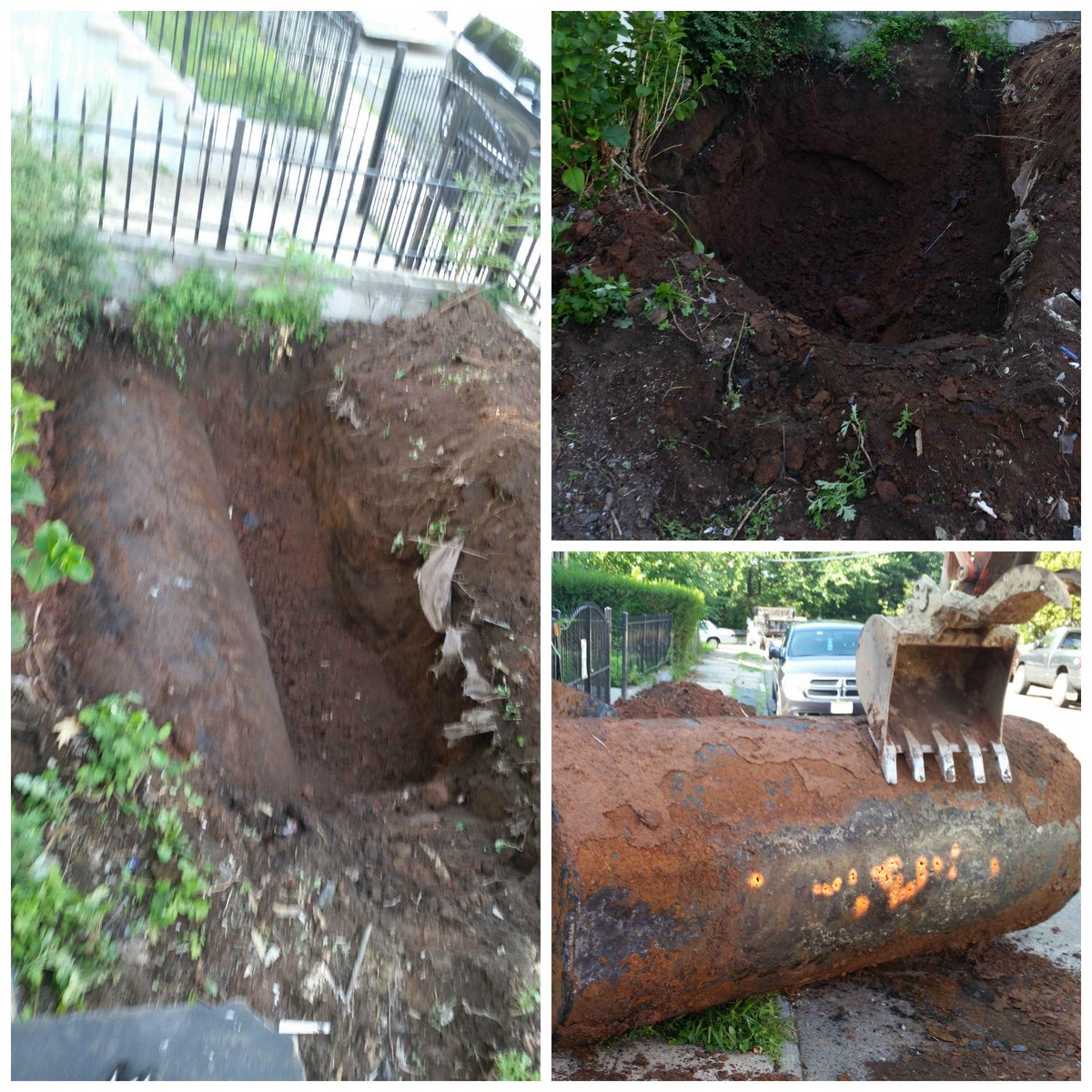 ERCenviro's tweet image. From start to finish, tank removal in Newark, NJ