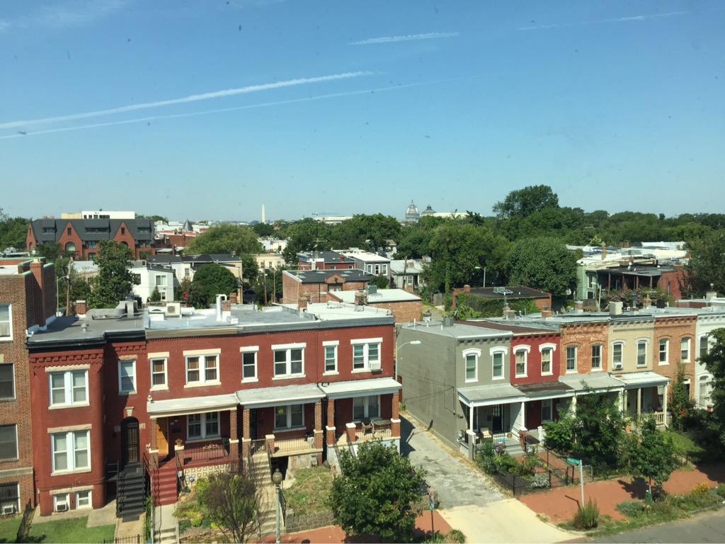charlesallen's tweet photo. At Watkins ES, new windows are being finished &amp; check out the views! Again, letting natural light into the schools! http://t.co/b29KXcy1IH