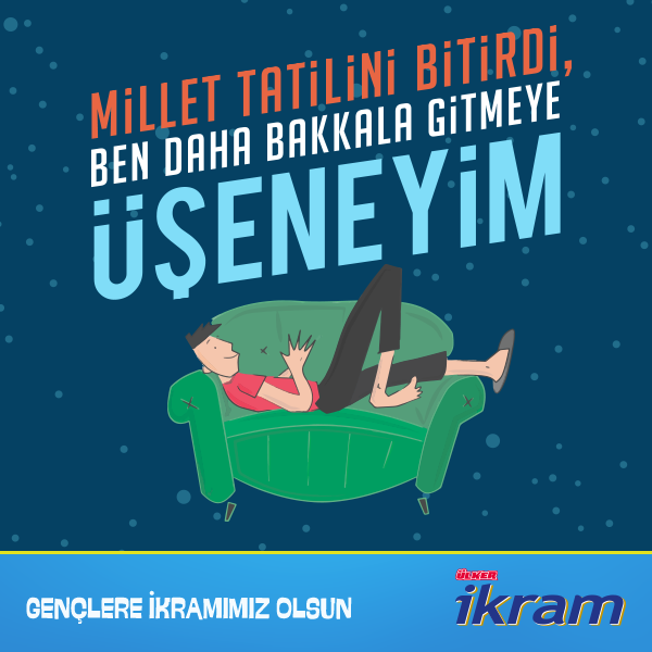 ulkerikram's tweet photo. Millet tatilini bitirdi, ben daha bakkala gitmeye üşeneyim diyenler? http://t.co/dRxtGcfdMt