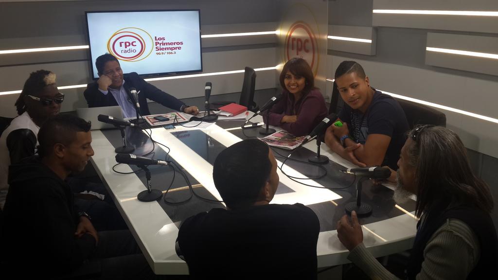 rpc_radio's tweet photo. Nos acompañan en #LaMañanaEspectacular con @ManuelNunezN @the5love &amp; @Arthur507 Con el Tema #BigBackSide http://t.co/nD2BYUPKir