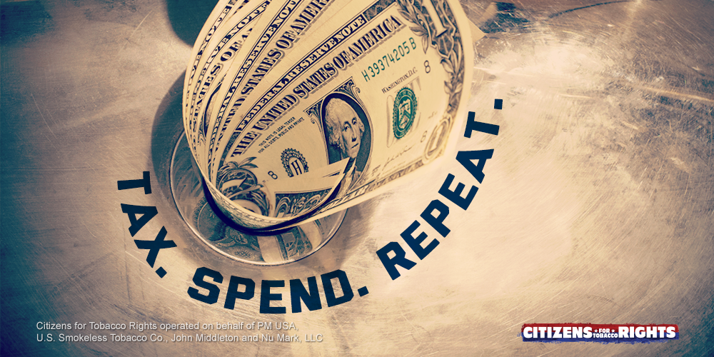 4TobaccoRights's tweet image. The tobacco tax &amp;amp; spend cycle has to stop! States need budget solutions not higher taxes. RT if you agree!