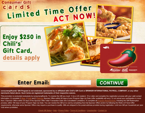 CouponsxFreebie's tweet photo. ENJOY a $250 Chili's Gift Card! Limited Time Offer, Details Apply!: http://t.co/kyH6x3AXHE http://t.co/Yy8XV69of3
