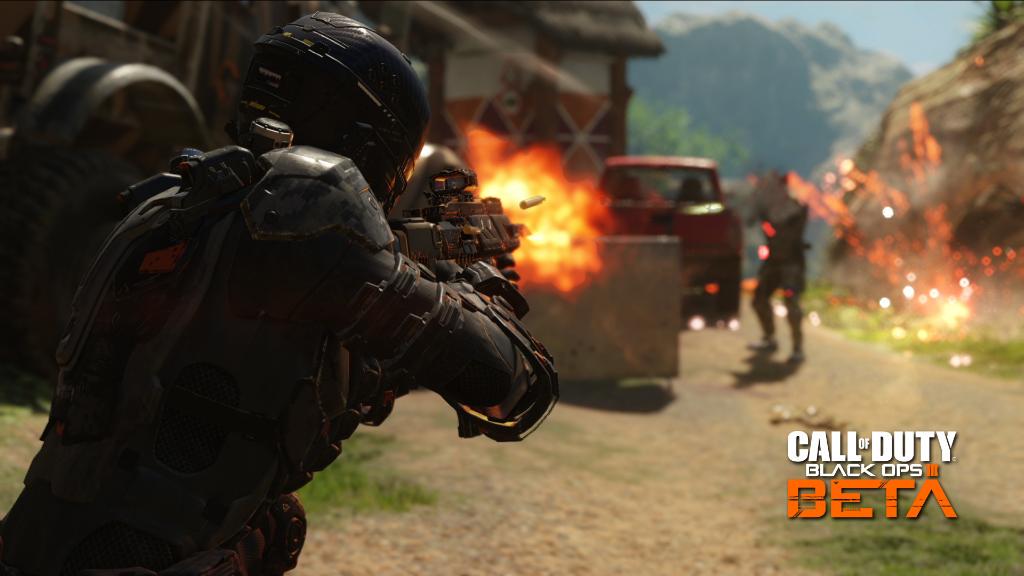XBOX's tweet photo. Want in on the #BO3Beta? 
Pre-order @CallofDuty: #BlackOps3 [M] to claim your spot: http://t.co/N2AcpF2F9K http://t.co/uBddFKiEEA