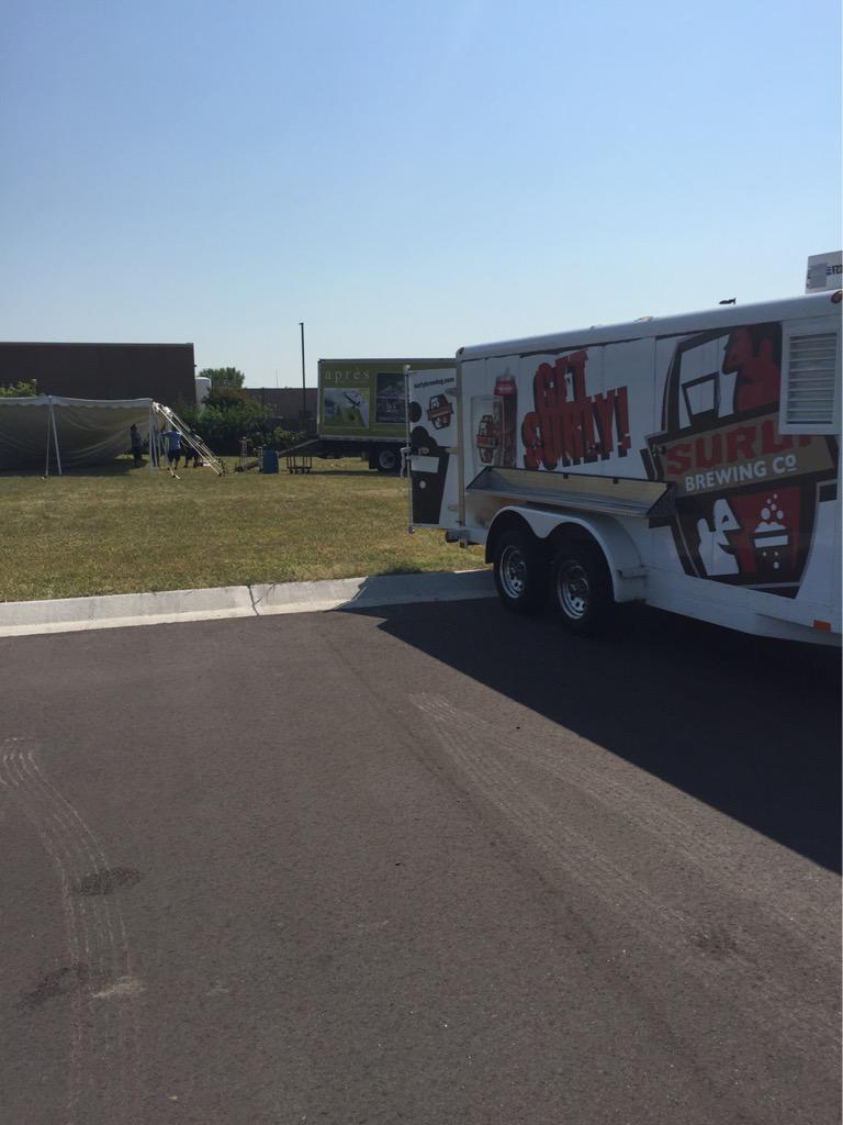 ChefJorgeGuzman's tweet image. Set up begins today for @farminthecities this Sunday @surlybrewing @YouthFarmMN #LOCAL #farmers #beer