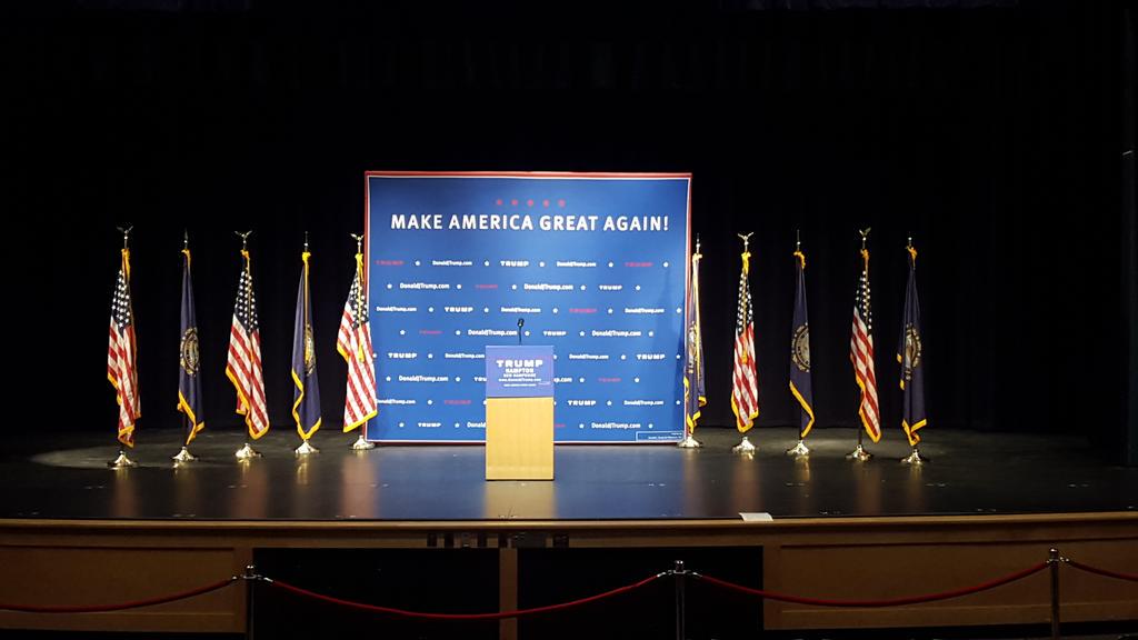 TrumpNH's tweet image. The countdown begins... #nhpolitics #FitN #TrumpInNH