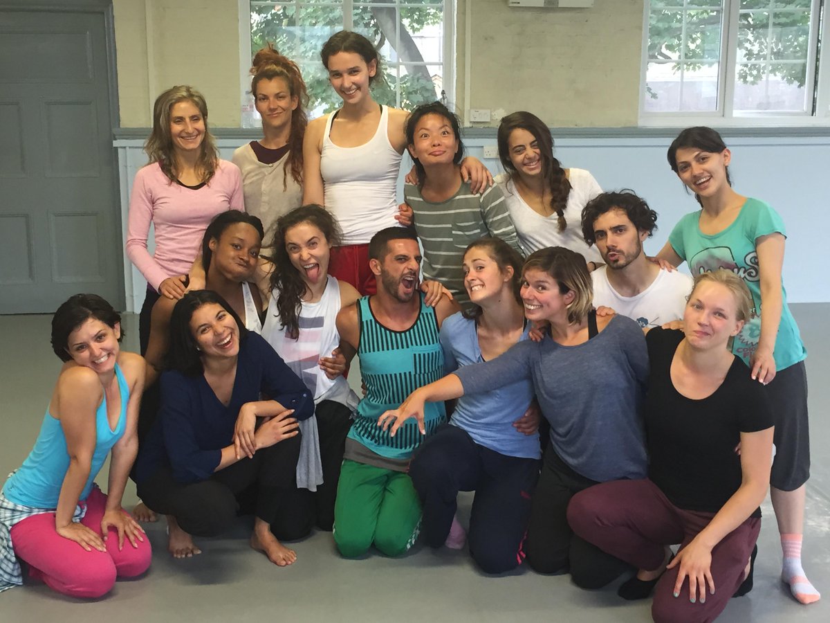 Happy faces despite the hard work of the week! Thanks Nico Monaco &amp; <a href="/MovingeastN16/">Movingeast</a> for an inspiring summer intensive.
