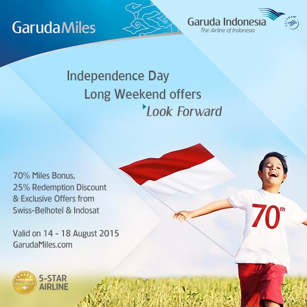 IndonesiaGaruda's tweet photo. Dapatkan harga istimewa kami dalam menyambut hari kemerdekaan Indonesia dengan GarudaMiles http://t.co/ROKZG3C6Na http://t.co/SVX9UYpYax