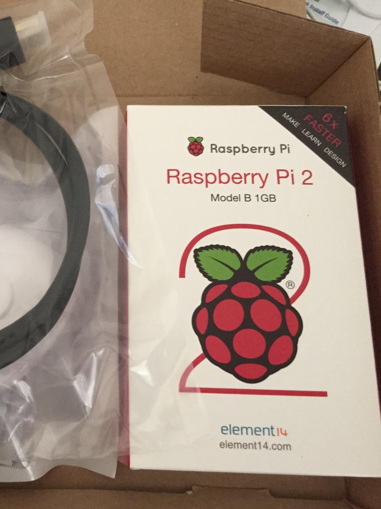 My #raspberry #3! Let's see what #Pi 2 B has to offer. #performance? #osmc