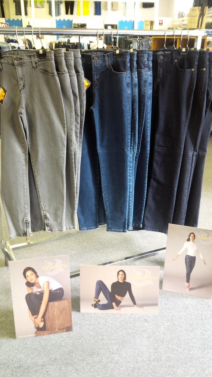 Yoga Jeans are here! Made in Canada, we currently have 3 styles to choose from. Stop by and check them out!