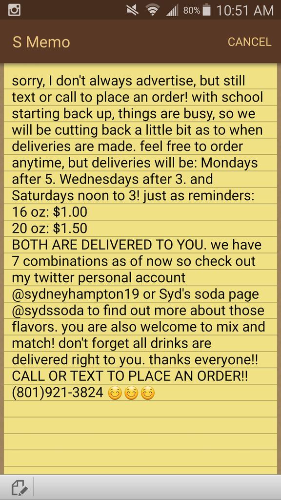 sydssoda's tweet photo. YES YES ORDER ORDER ORDER! http://t.co/oluZRUZ1nT