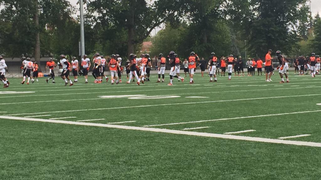 Oregon State Football on Twitter: "Two practices today - the first one