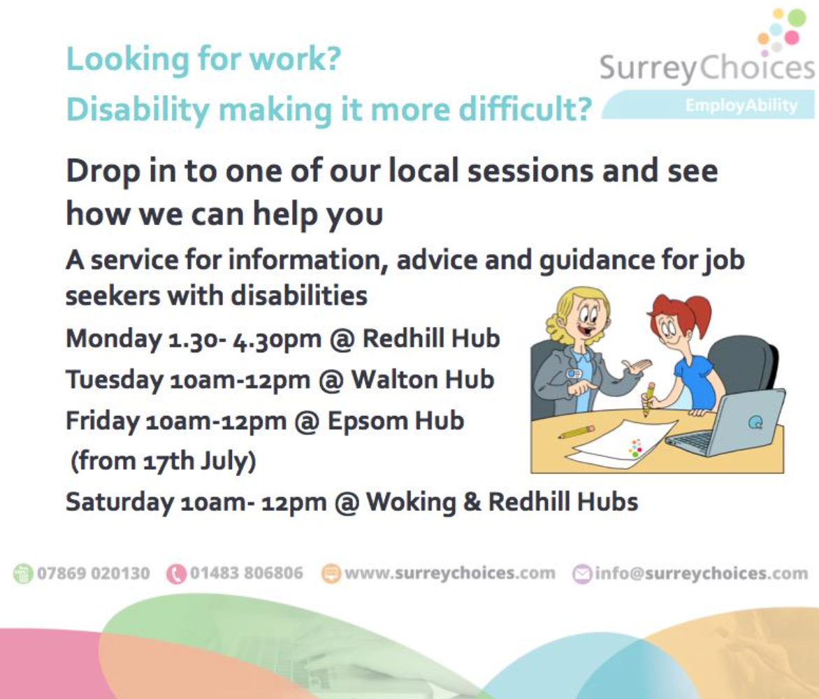 SurreyChoices's tweet photo. Drop in sessions to get you on the road to work - Epsom, Redhill, Walton and Woking http://t.co/XIexpJzTcs