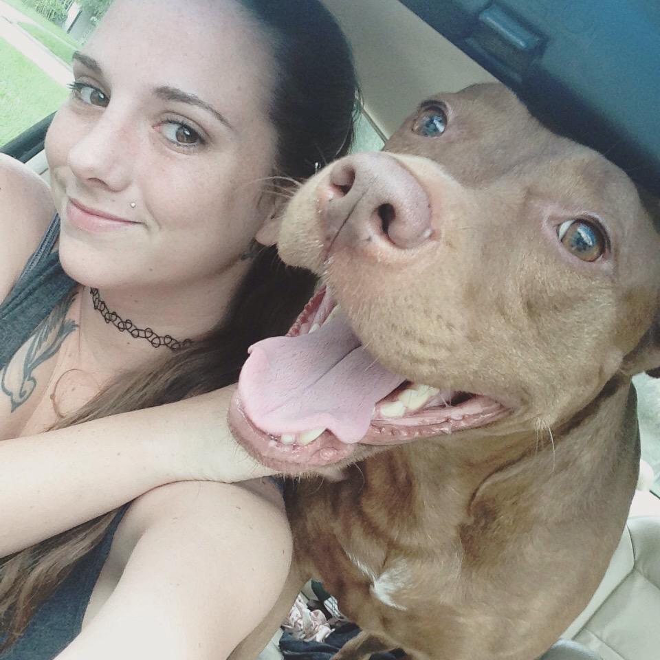 ChelCaesar's tweet photo. I just love her😍🐶😘🐾 http://t.co/9r6rVpxfZO