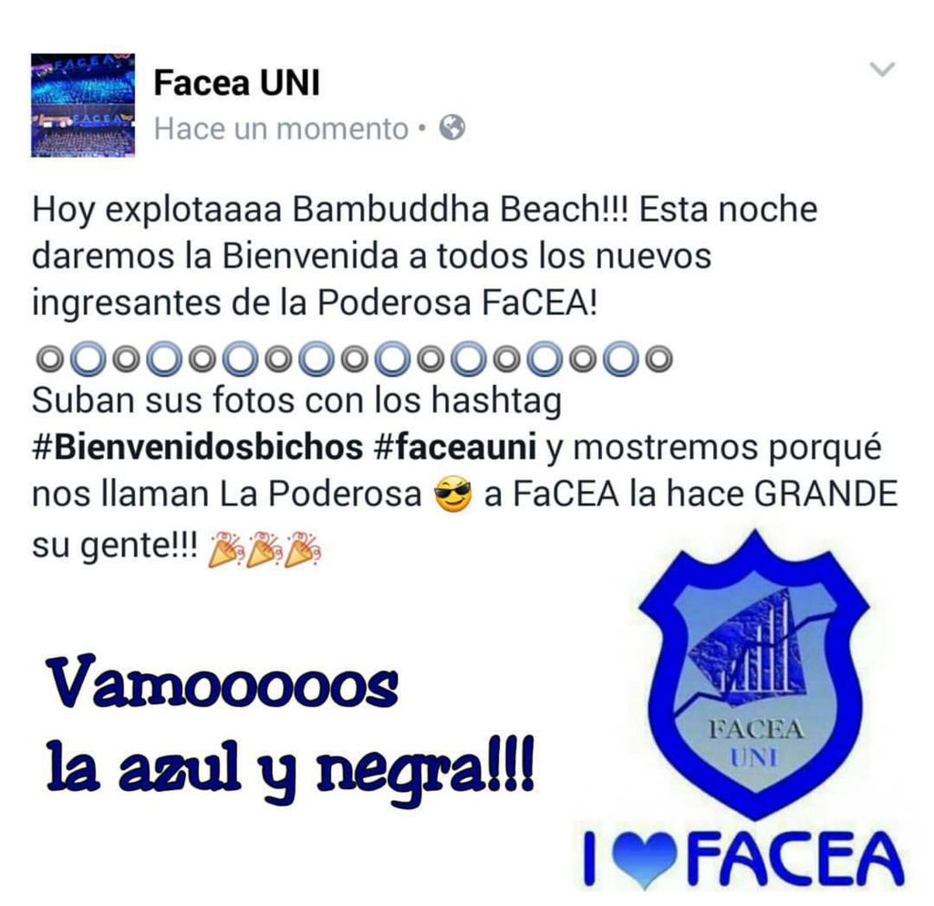 #BienvenidosBichos #FaceaUni