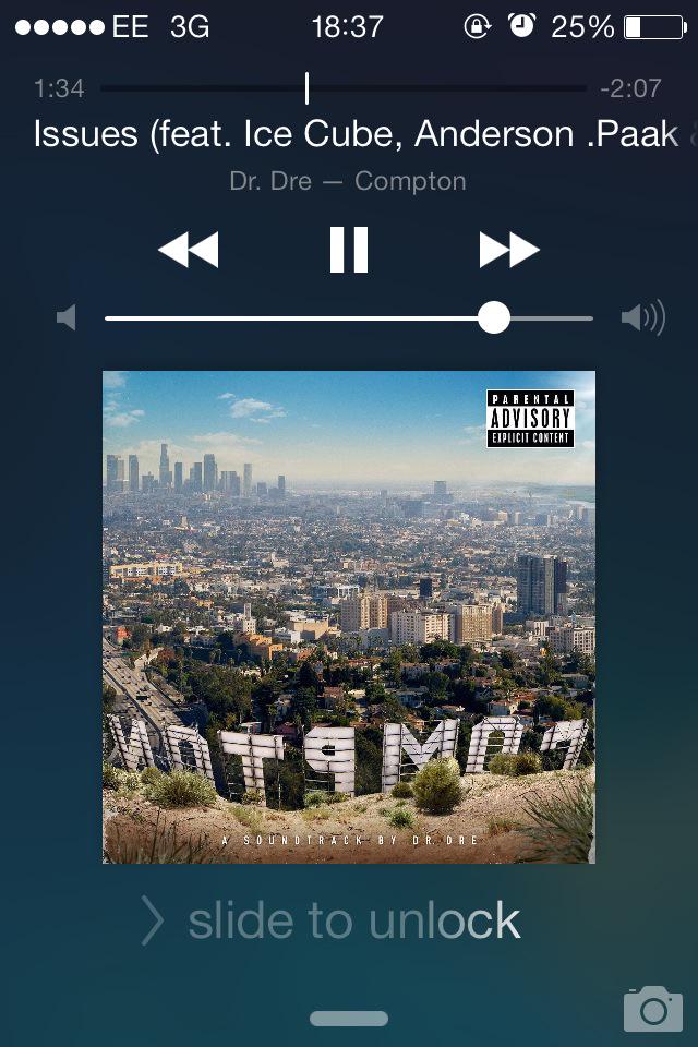 KeelumMurphy's tweet photo. Favourite song on @drdre new album 👌 maybe favourite song ever 😉 http://t.co/sWbZyodqC8