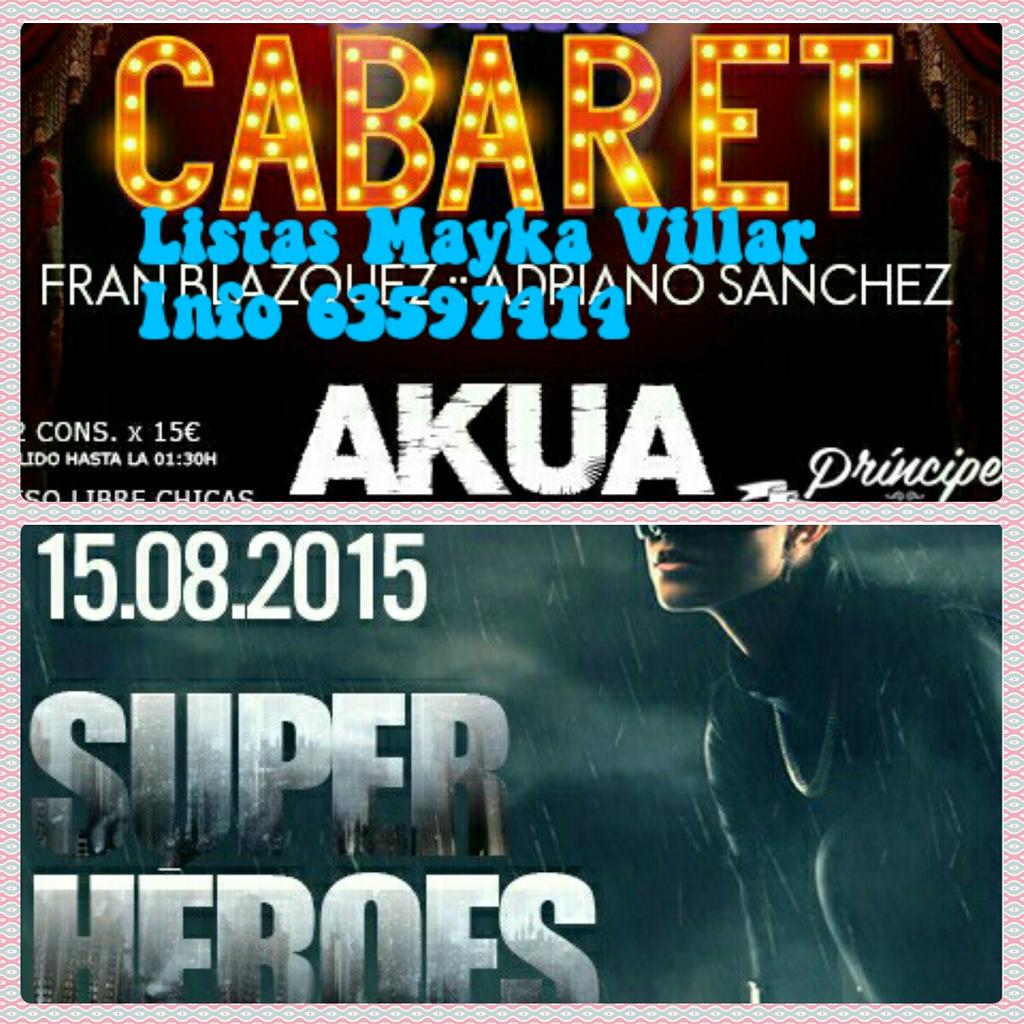 MayBlu1989's tweet photo. #VIERNES #AKUA 🌊 #MADRID

#RESERVADOS DESDE 80€ 🍸

#LISTAS MAYKA VILLAR 
#INFO 📲 635974104 http://t.co/0T279Yg5Vw