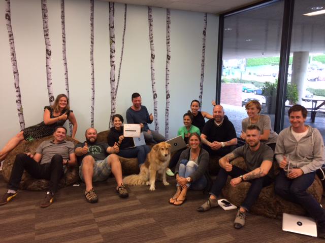 The whole team is behind you <a href="/mattgentile/">Matt Gentile</a>! #SocialforBusiness #SmarterBolderFaster <a href="/HilaryKilgour/">elbobo</a>