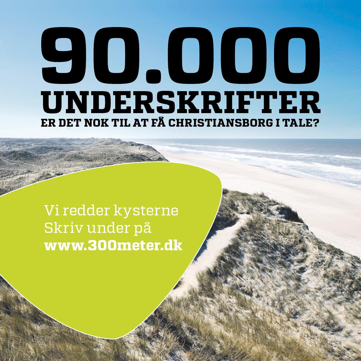 DanmarksNatur's tweet image. Er 90.000 underskrifter nok til at få #dkpol politikerne til at lytte? #redkysterne #300meter #dkgreen
