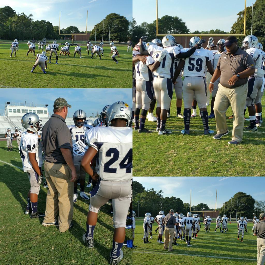 Snell_Luella's tweet photo. About 30 mins to kickoff!! Let's go!!!! @luellafootball @LuellaDefense @dstubbssssss @ttime_55 http://t.co/bdvtZgJhsb