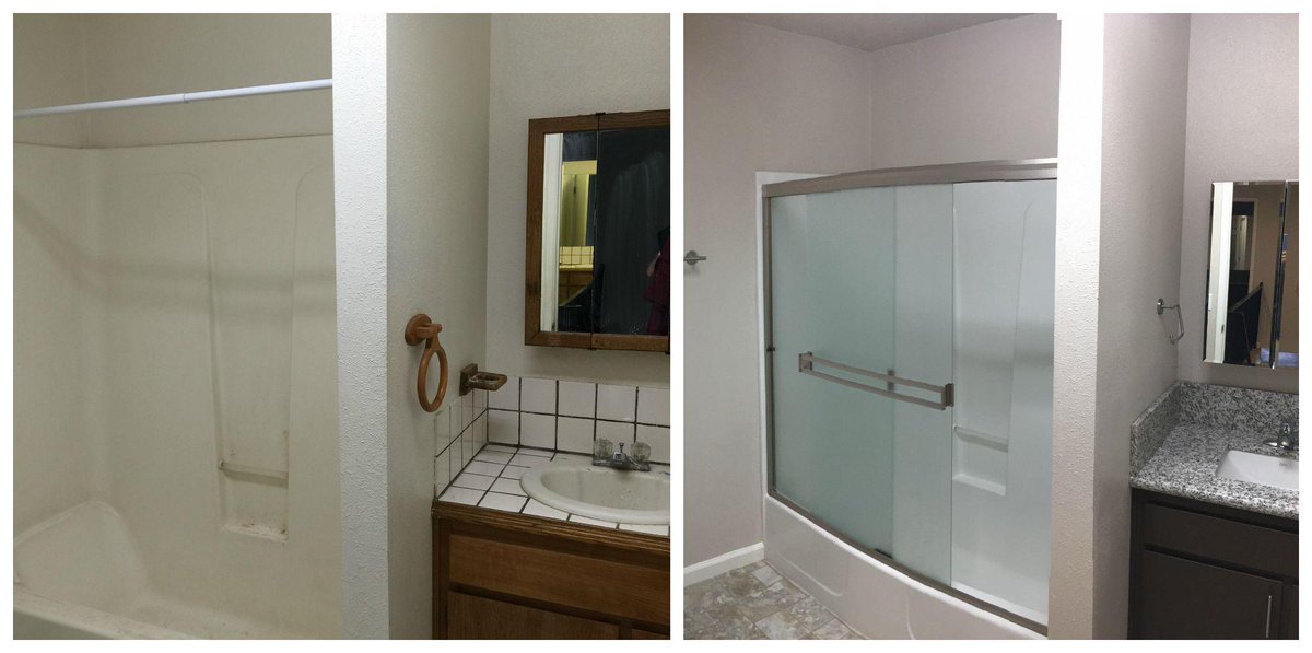 CallTrilogy's tweet image. Before &amp;amp; after photos of one of our remodeling projects for a Chico Sierra Real Estate Management apartment! #ChicoCA