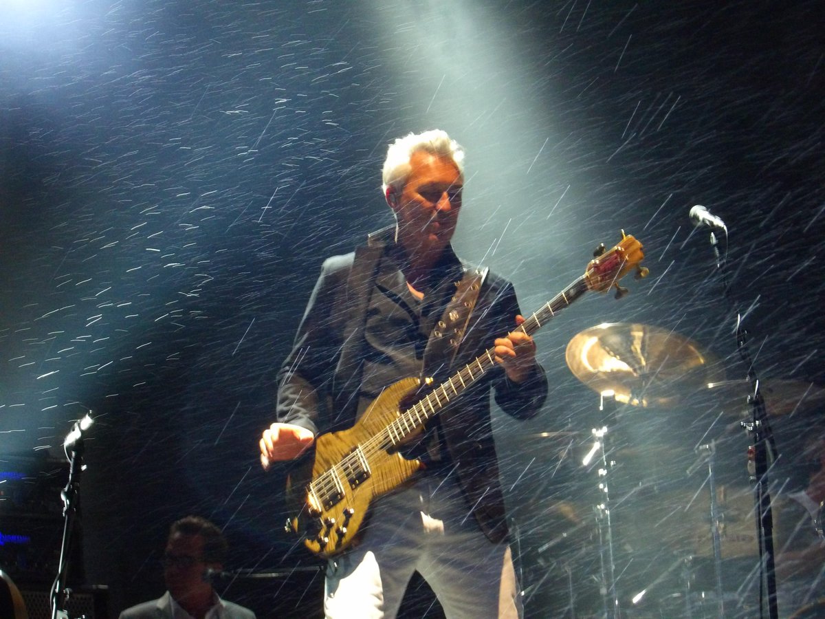 Saw <a href="/SpandauBallet/">Spandau Ballet</a> perform st Newmarket tonight. It was AMAZING.Took this picture of <a href="/realmartinkemp/">Martin Kemp</a> in the rain.
