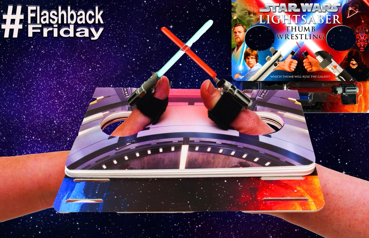 Who had one of these!? Happy #FlashbackFriday get your #ThumbWar on!! #StarWarsTheForceAwakens #TheThumbMovie 👍