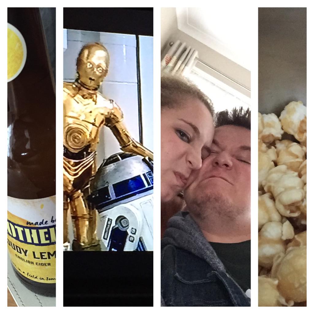 ConnorHowis's tweet photo. #StarWars @starwars #herfirst @ElenaTingley http://t.co/8AVRe033MM