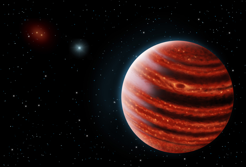 NASA's tweet photo. A newly discovered Jupiter-like exoplanet may provide clues as to how solar systems form: http://t.co/9NUOGluGih http://t.co/XPPrYXGGQd