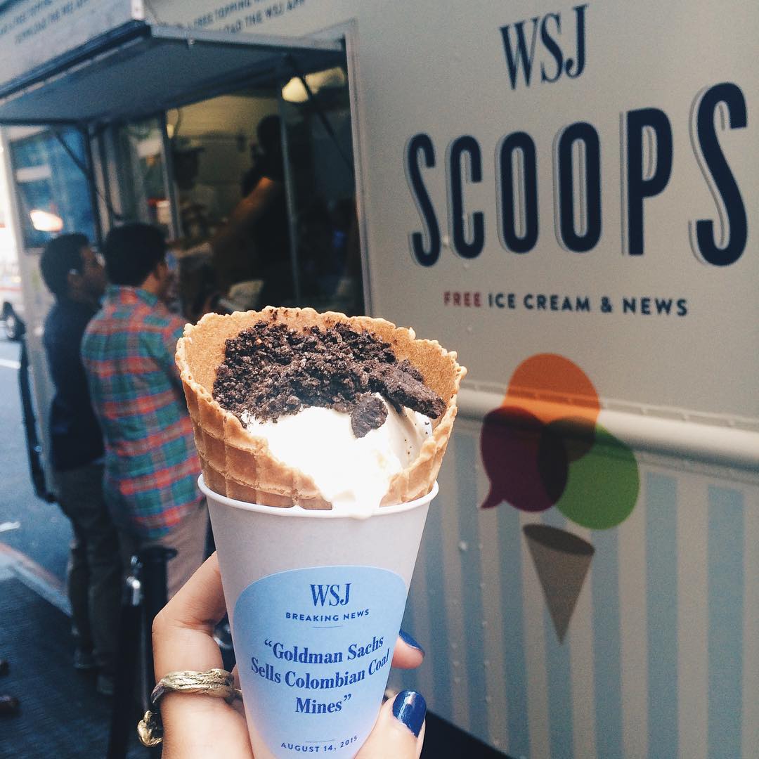 patsearle's tweet photo. Brilliant. Wall Street Journal has the latest scoop. (photo via @WSJnoted on Instagram. #WSJscoops) http://t.co/8Sh421Bxz5
