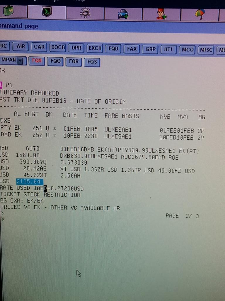 davidvalenciac's tweet photo. @trafficaircolom $2.135 para el vuelo comercial más largo! Dubai Panama http://t.co/aQ312tY81I