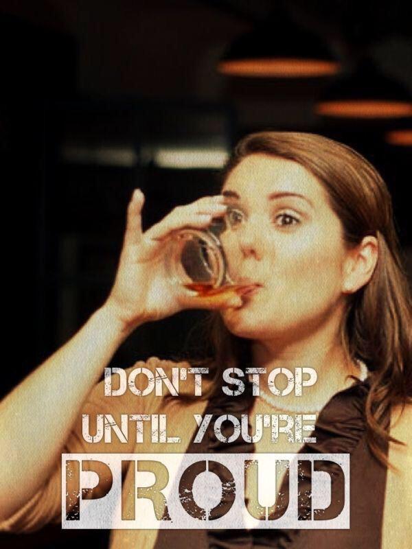 Adding drunk people to fitness quotes makes things interesting