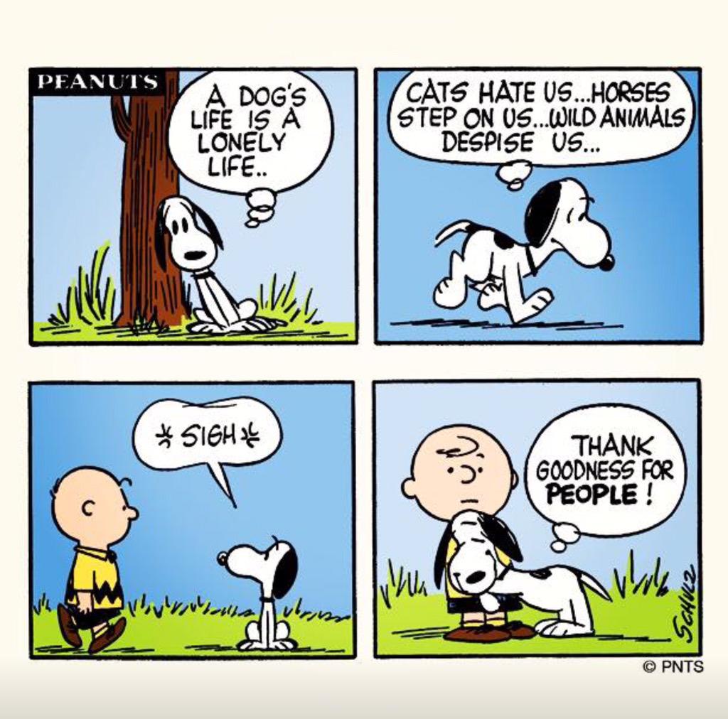 PEANUTS on Twitter "People and dogs. http//t.co/2pL0V1VCzG"