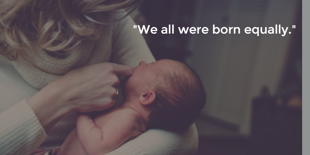BlurredMag's tweet photo. "We all were born equally." 

#equality #entrepreneur http://t.co/5SoR9hmQOn
