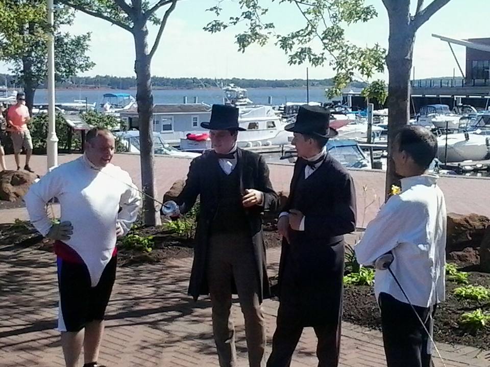philstewart5's tweet photo. Even the Fathers of Confederation are fencing.#fencingpei,#pei,#fathers http://t.co/vrHxlJ9fQ5