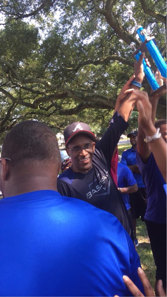 Man I had fun today. This is the HBCU experience- faculty, staff, student leaders and administrators BEING family.