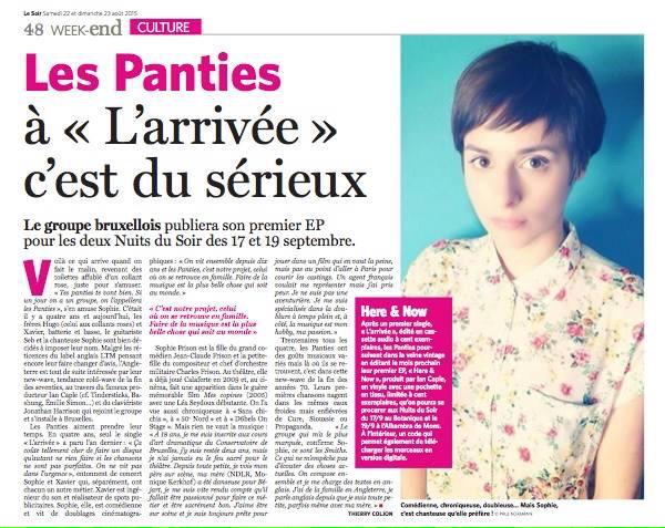 sofrison's tweet image. Dans #lesoir d'aujourd'hui !! #lespanties #music #newave #postpunk #lesnuitsdusoir #bota
