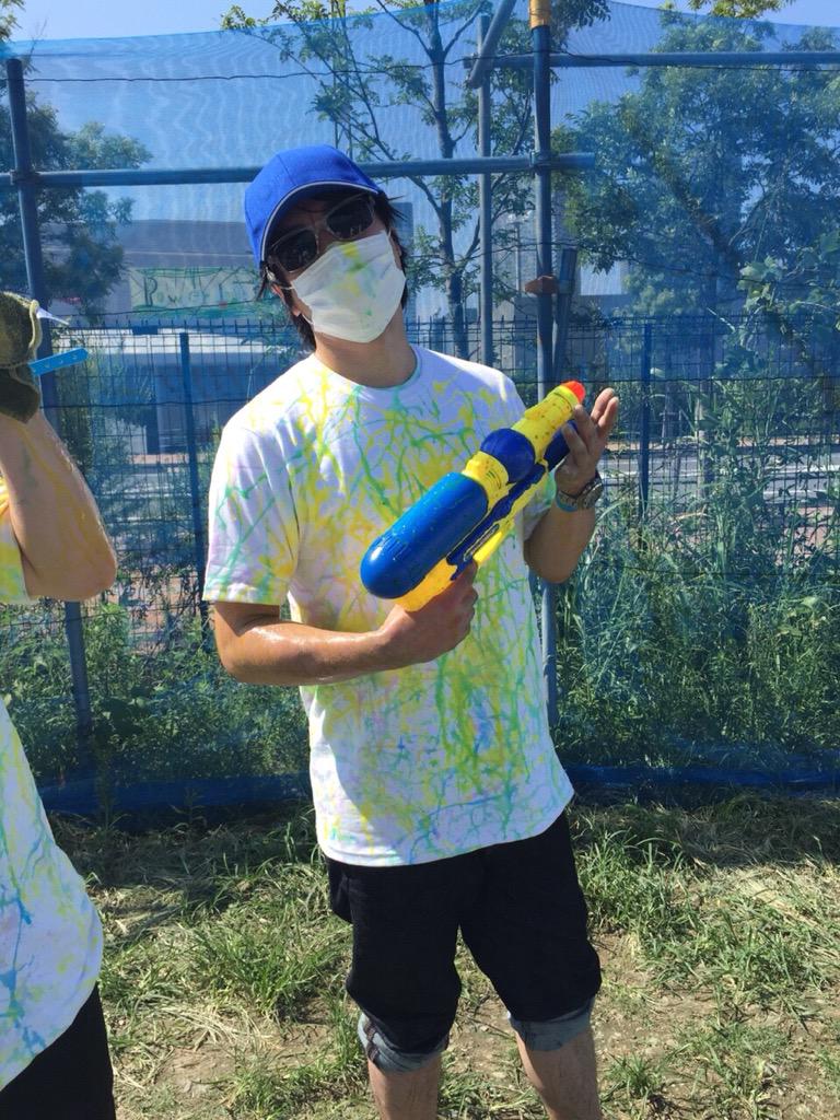 Iwannabethemax's tweet image. 楽しかったー！青チームの根暗感すごかった！！ #カラーガン #colorgun