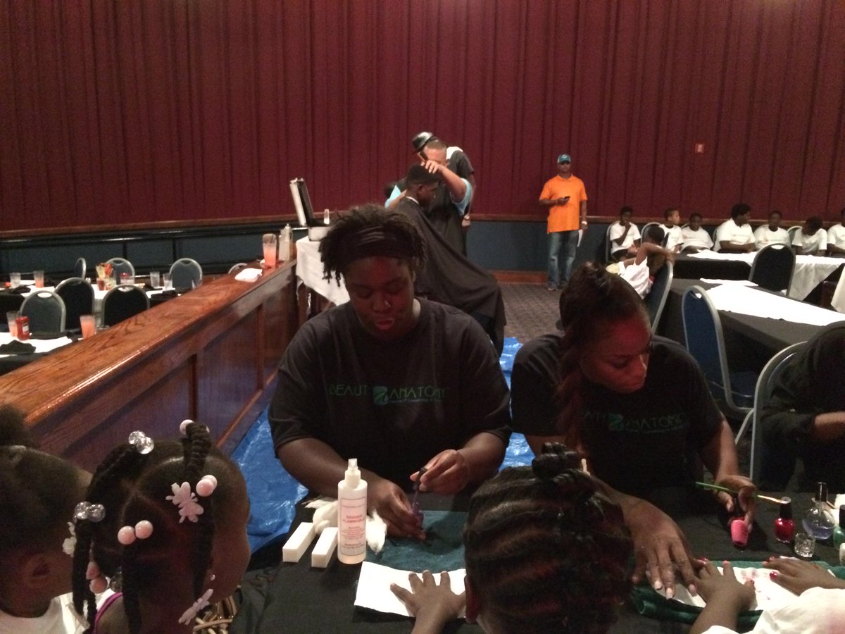 Vernon Carey Foundation supports our youth w/ Back to School event. Special thanks from Impact Girls of Dillard Elem.
