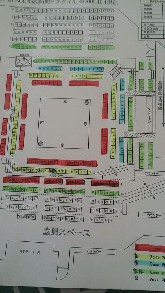 Ray情報 10 8 Ray興行新宿face大会 座席料金表 最前列 カウンター 円 当日限定tシャツ パンフレット ポスター付き 特別リングサイド 7000円 リングサイド 5000円 指定席 4000円 自由席 3000円 Http T Co Gxxedmfsq1