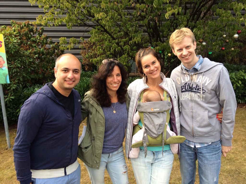 Christie_Will's tweet photo. Great 1st day #becomingsanta w/writer @bkymlicka &amp;Line Producer Nav &amp;my Awesome producer Oliver D! #womeninfilm http://t.co/HlNb8DTffd