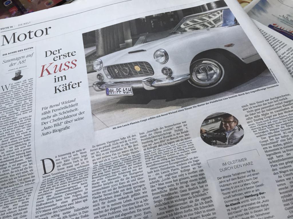 Für Klassik-Freunde: Meine Auto-Biografie heute in der WELT. Ich gestehe alles!