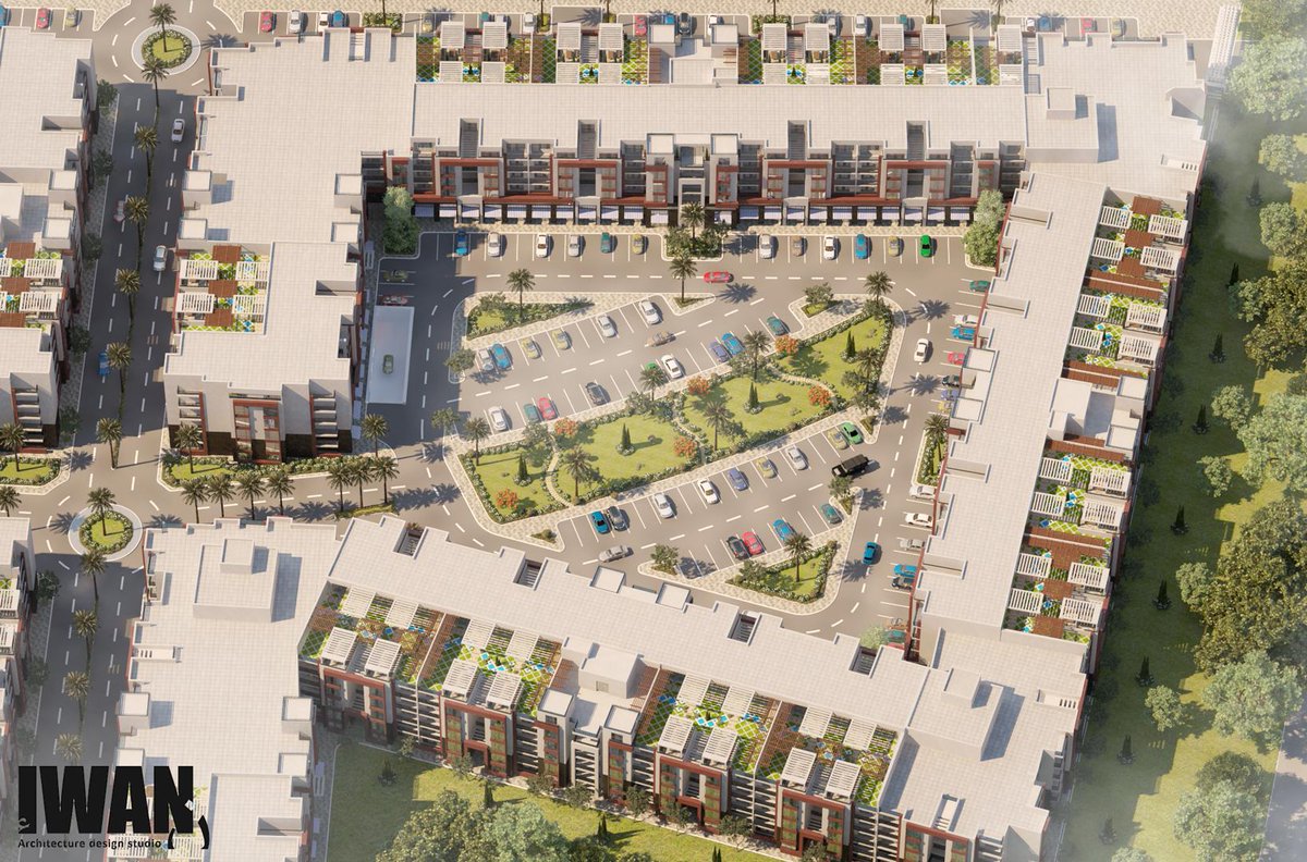 DesignIwan's tweet image. New #Residential #Compound shot01- #Qatar
#Facade #architecture #design and #visualization 
by IWAN architects ©2015.