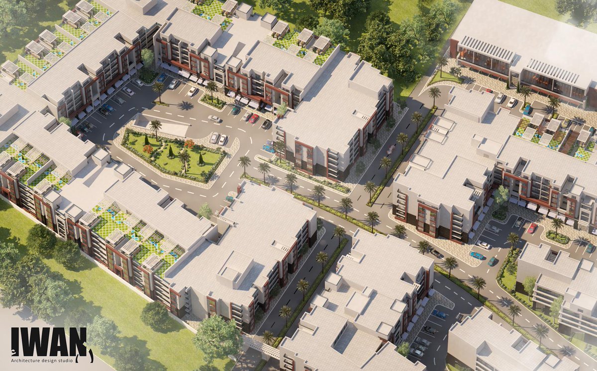 DesignIwan's tweet image. New #Residential #Compound shot03- #Qatar
#Facade #architecture #design and #visualization 
by IWAN architects ©2015.