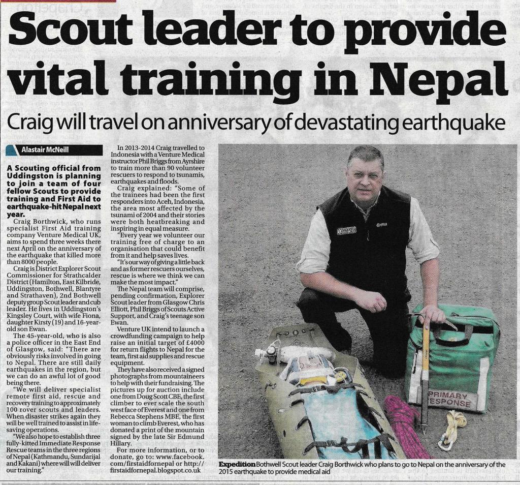 UKScoutsMedia's tweet image. #Scoutshelpothers - Nice one Craig