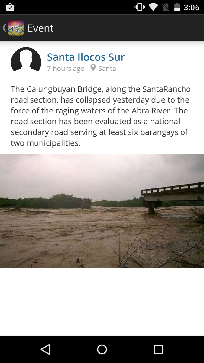 disasters_ph's tweet photo. Update from the #Batingaw app #InengPH @NDRRMC_OpCen http://t.co/Xmx69W7AHZ