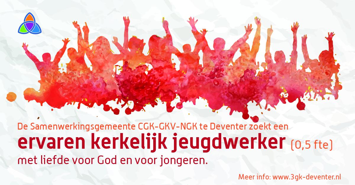 3gkdeventer's tweet image. Wij zoeken een ervaren #jeugdwerker (0,5 fte) met liefde voor God en jongeren. bit.ly/3gk001 #vacature