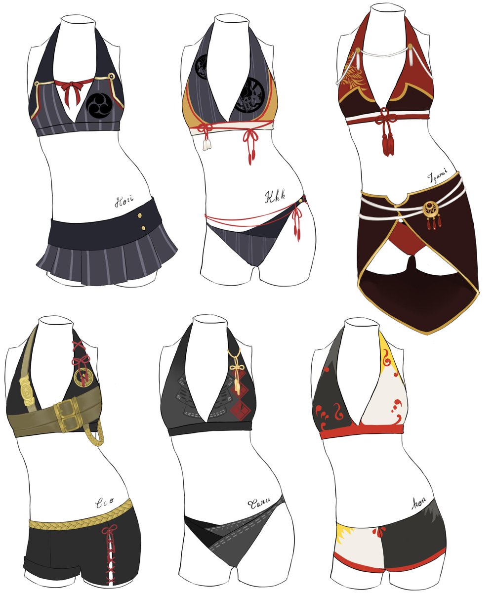 刀剣乱舞 とうらぶビキニをデザインした審神者が現れる とうらぶ速報 刀剣乱舞まとめブログ