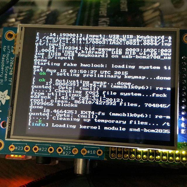 nazeem's tweet image. It&apos;s alive! #raspberrypi #pitft bit.ly/1TDWOsa